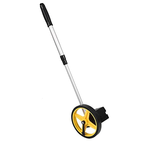 Measuring Wheel, Folding Distance Measurement Wheel, Adjustable Meters Measure Wheel, up to 1,000m, Portable Walking Measuring Wheel