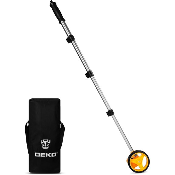 Measuring Wheel, Measures Up To 99,999 Ft Compact Wheel With Carrying Bag,4-Inch