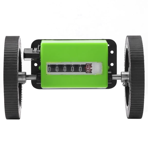 Measuring Wheel, Mechanical Length Counter & Rolling Distance Measurer, Meter Unit Scale, for Textile, Printing, Artificial Leather, Construction, Land Surveying