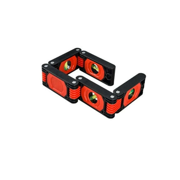 Measuring Woodworking Tools High Precision Corner Ruler,Multifunctional Folding Level Magnetic Folding Level