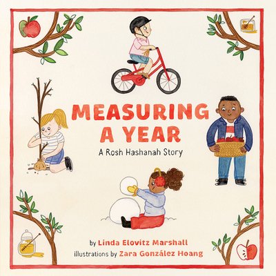 Pre-Owned Measuring a Year: A Rosh Hashanah Story: A Picture Book (Hardcover) 1419744976 9781419744976