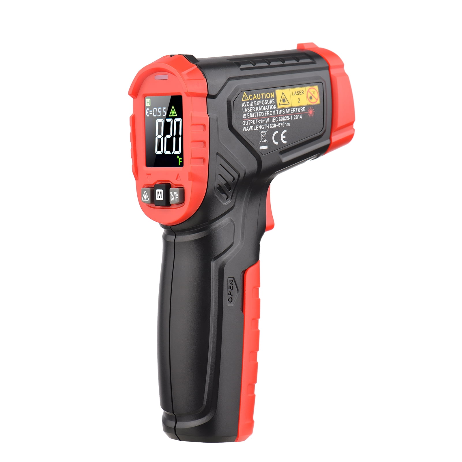 Measure Heat Measuring instrument,Meter With Emissivity -58~752 Handheld Heat ...