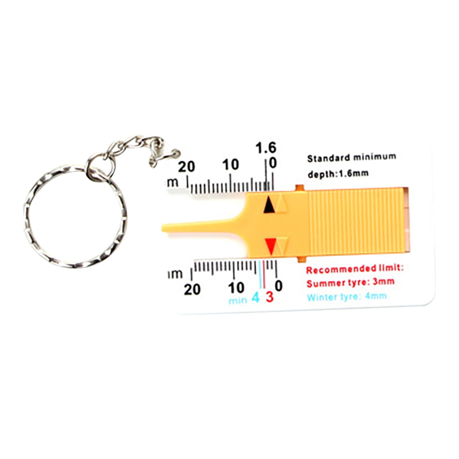 (Measuring ruler*1) Clearance Shiogb, Tire profile depth gauge, Measuring ruler - Walmart.com
