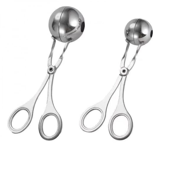 Meat Ball Maker Tool Stainless Steel Clip Round Rice Ball Shaper Spoon Meatball Making Mold Non Stick Stuffed Kitchen Gadget.