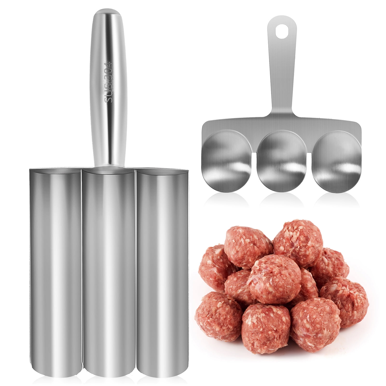 Meatball Set TABLZONE Meatball Maker 304 Stainless Steel 1 Set 9.63X4.13X1.38in ...