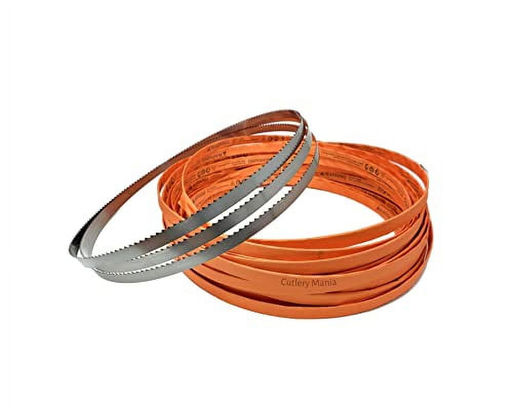 2 Pz Lame Per Seghetto A Nastro Per Carne 4 TPI 5/8"" X 82 - Foto 13