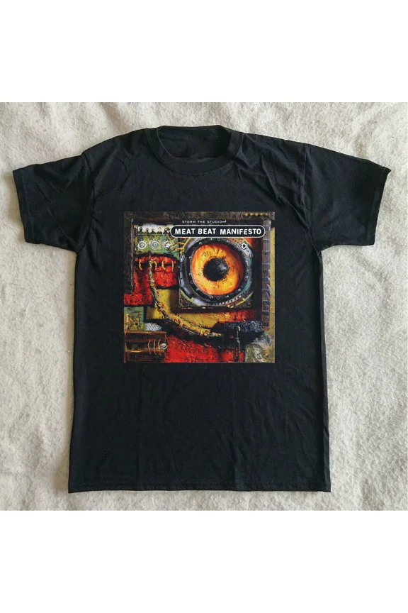 Meat Beat Manifesto Band Storm The Studio T Shirt Full Size S-5XL