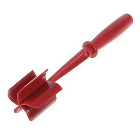 Meat Chopper, Hamburger Chopper, Potato Masher-Professional Multifunctional Heat Resistant Nylon Ground Beef Smasher Kitchen Tools And Gadgets, ​Safe For Non-Stick Cookware（Red)