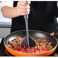 thumbnail image 1 of Hamburger  Meet Stirrer | 4-Blade Hand Mixer for Ground Beef, Masher Non Scratch | Long Non-Slip Handle | Dishwasher Safe | Scratch-Resistant | 1 Pack, 1 of 9