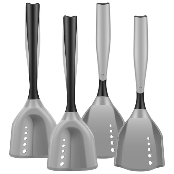 Meat Chopper Spatula Ground Beef Masher 4Pack Heat Resistant Hamburger Smasher Tool Non Stick Ground Chopper Hamburger Grinder Mix and Chop Potato Masher Kitchen Utensil