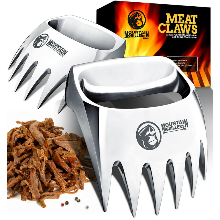 4Pcs Meat Claws Meat Shredder for BBQ Perfectly Shredded Meat, These are  The Meat Claws Pulled Pork Shredder Claw for Barbecue