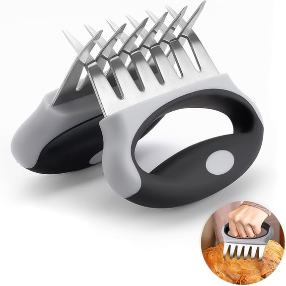 Meat Claws for Shredding, Metal Set of 2 Tools, Chicken Shredder, Meat Shredder Claws, BBQ Shredding Claws, Pulled Pork, Pork Shredding Claws Shred Cut Meats
