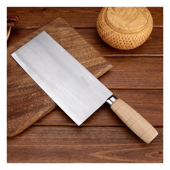 Meat Cleaver Knife, Forged Carbon Steel Kitchen Cleaver Cutting Meat Knives Hotel Special Knife Cooking Tool Multi-purpose Cutter