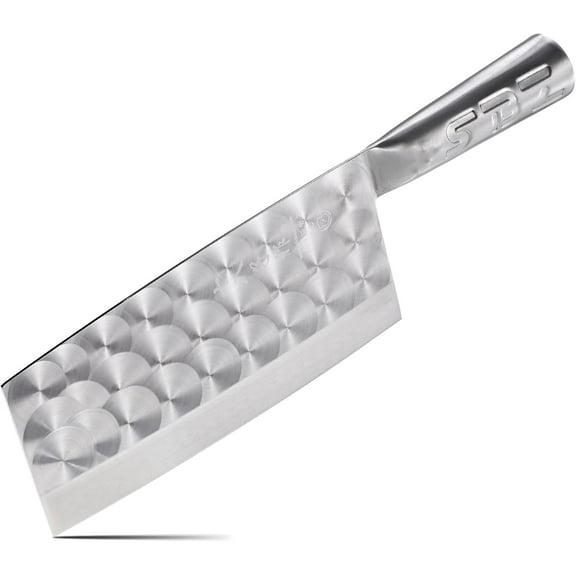 Meat Cleaver Knife, Heavy Duty Bone Cleavers Professional Kitchen Vetable Knife for Effortless Precision Slicing and Chopping