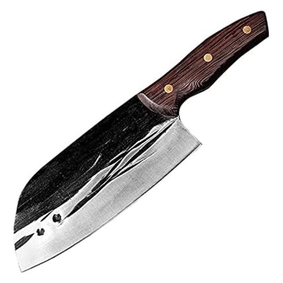 Meat Cleaver Knife, Slaughter Knife Cutting Meat Multi-purpose Knives Hand Forging Kitchen Chef Tools Cooking Slicing Chopper Chinese Cleaver