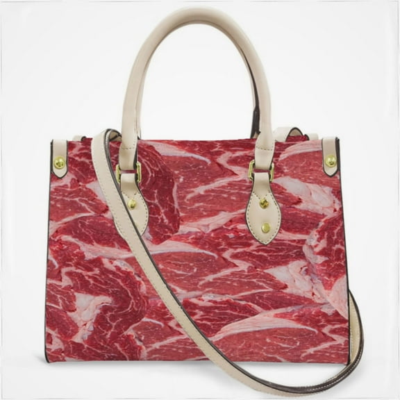 Meat Cross Body Bags For Women Small Leather Female Handbags Fashion Top-Handle Totes