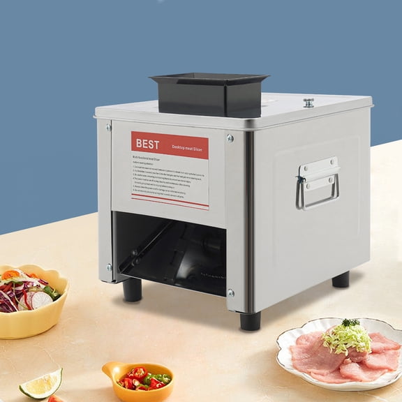 Meat Cutter Machine, Electric Meat Slicer, Stainless Steel Meat Cutting Machine