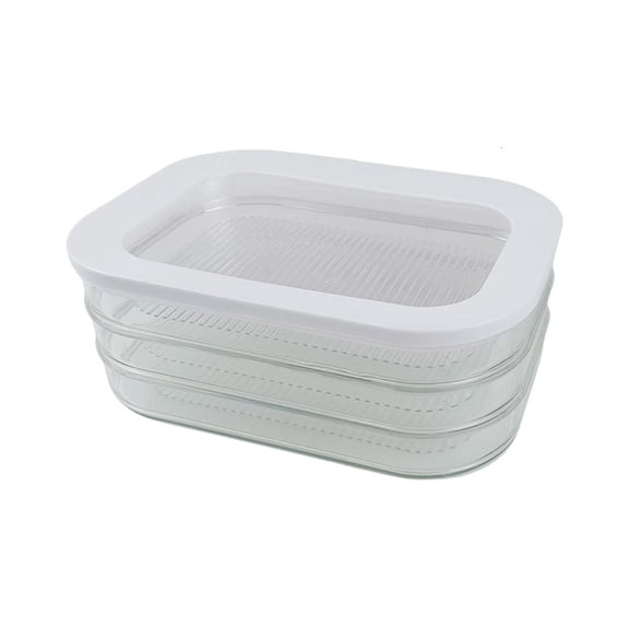 Meat Fridge Storage Case Multifunctional Freshness Preserving Container for Salami Lunch Meats in Fridge