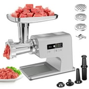 Meat Grinder, 2500W Electric Food Grinder Sausage Stuffer and Grinder with 3 Size Plates, Sausage Tube & Kubbe Kits【Red Dot Innovative Design Reward】