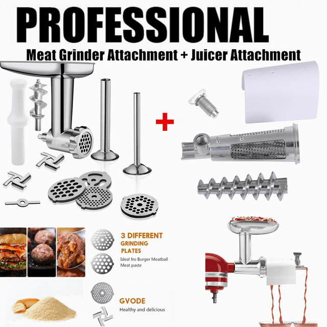 Meat Grinder Attachment&TOMATO Juicer SAUCE MAKER STRAINER For