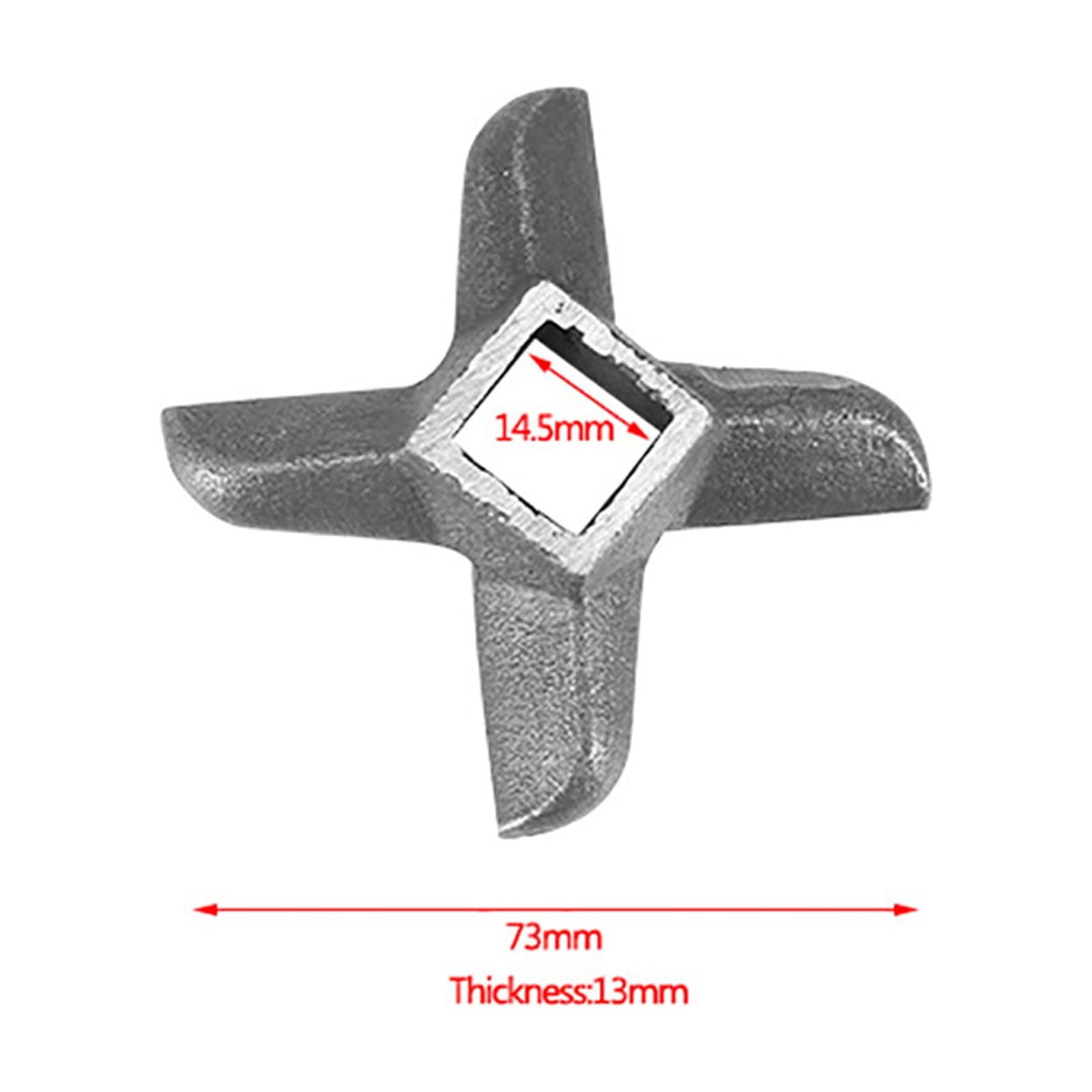 Meat Grinder Blade, Steel Blade Mincers Cutter Replacement Part shaped