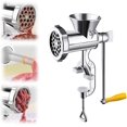 thumbnail image 1 of Meat Grinder Manual Mincer, 2025 Upgraded Manual Meat Grinders For Home Use Sausage Maker & Burger Patty Stuffer Funnel, Hand Crank Meat Grinder, Hand Operated Kitchen Tool (Medium), 1 of 10