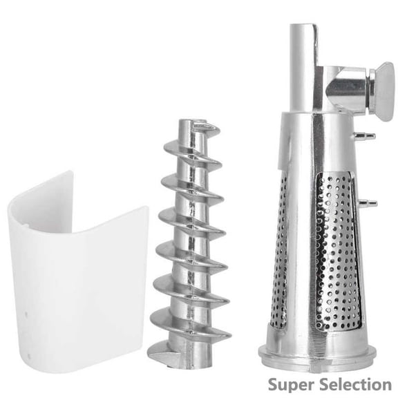 Meat Grinder Parts, Replacement Parts For Meat Grinder & Juicer Attachment, Universal Fit Auger, Screens, Blades, Tamper, Stainless Steel, Check Model Compatibility