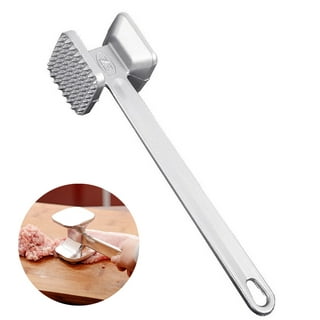 Leaveforme Meat Tenderizer Hammer with Comfortable-Grip Handle, Dual-Side Meat Mallet for Kitchen, Heavy Duty Meat Pounder Hammer for Tenderizing
