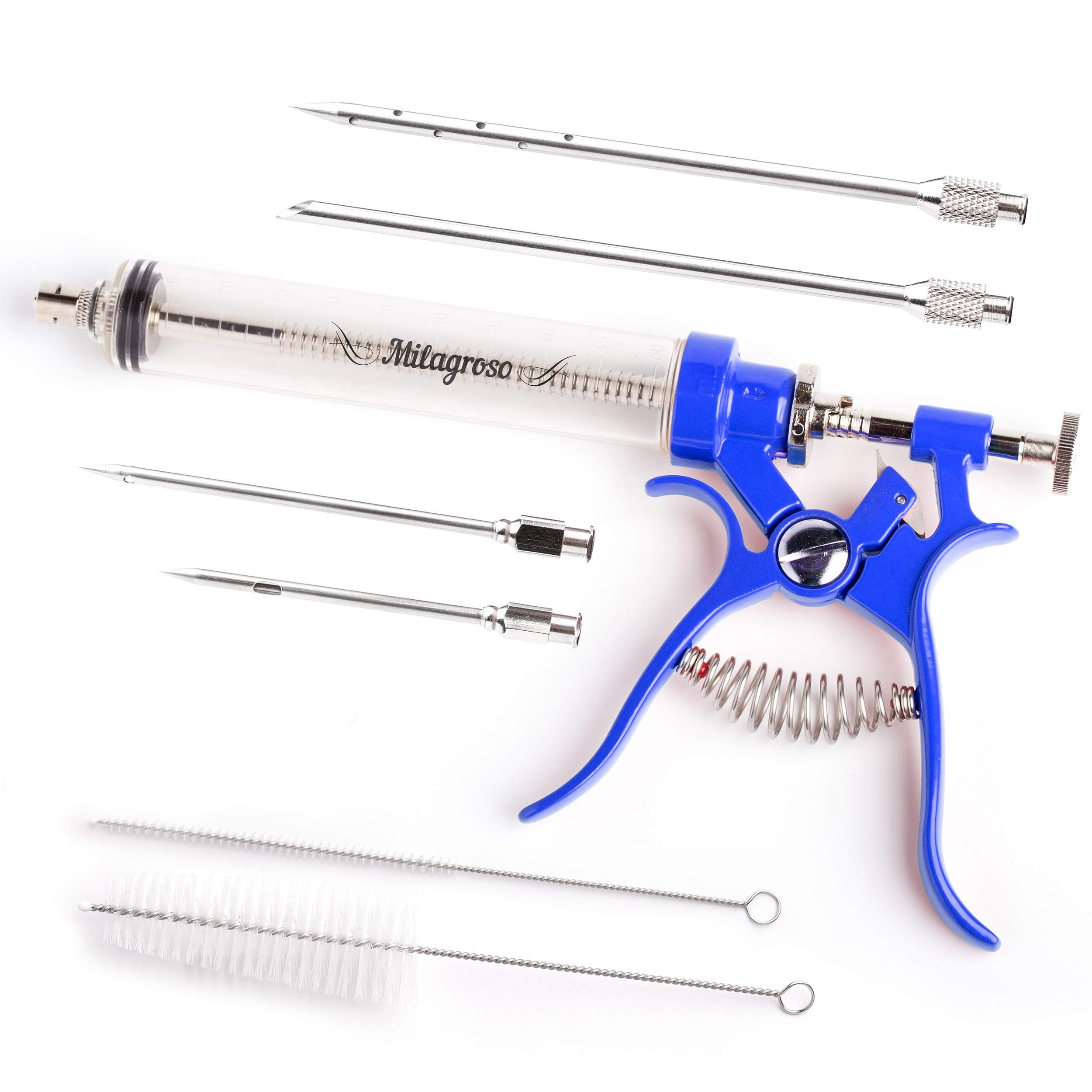 Meat Injector Marinade Gun Stainless Steel Outdoor Kit Flavor Food ...