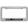 thumbnail image 1 of Meat Is Murder, Vegan License Plate Tag Frame, Multiple Colors, 1 of 1