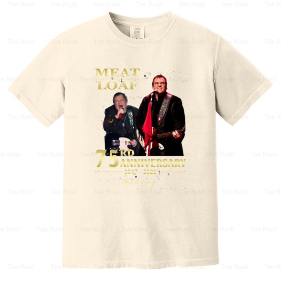 Meat Loaf 45th Anniversary Rock Music Singer Actor Bat Out Hell, Comfort Color T-Shirt Unisex, up to 4XL