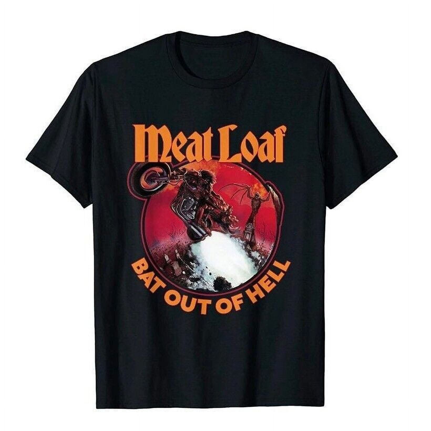 Meat Loaf Bat Out Of Hell Shirt Meat Loaf World Tour Rocky Horror T