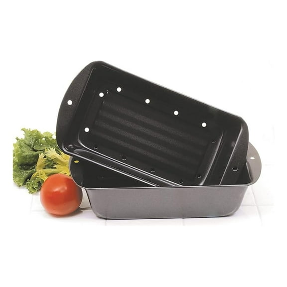 Meat Loaf Pan Set Nonstick, 2-Piece Baking Pan for Bread & Meatloaf - 11" x 5.75" & 9" x 5" - Heavy Duty, Easy Clean, Even Heating
