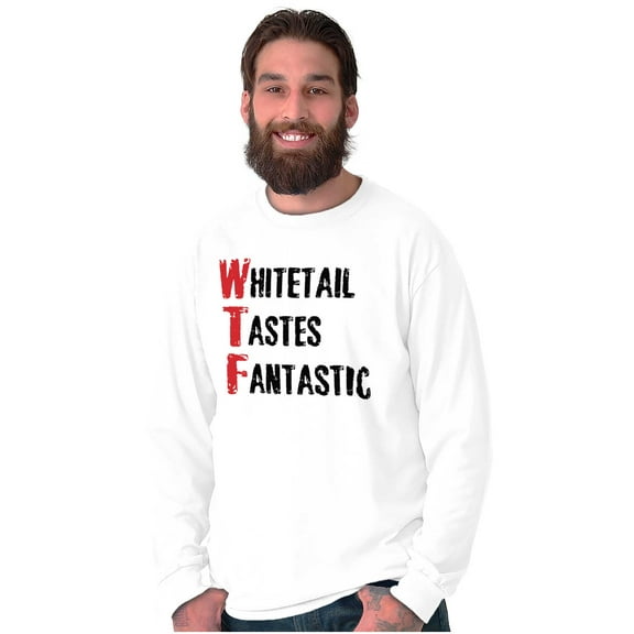 Meat Lover Deer Hunt Venison Hunting Long Sleeve TShirt Men Women Brisco Brands S