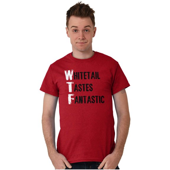 Meat Lover Deer Hunt Venison Hunting Plus Size Crewneck Graphic Tee Shirt Brisco Brands 2X