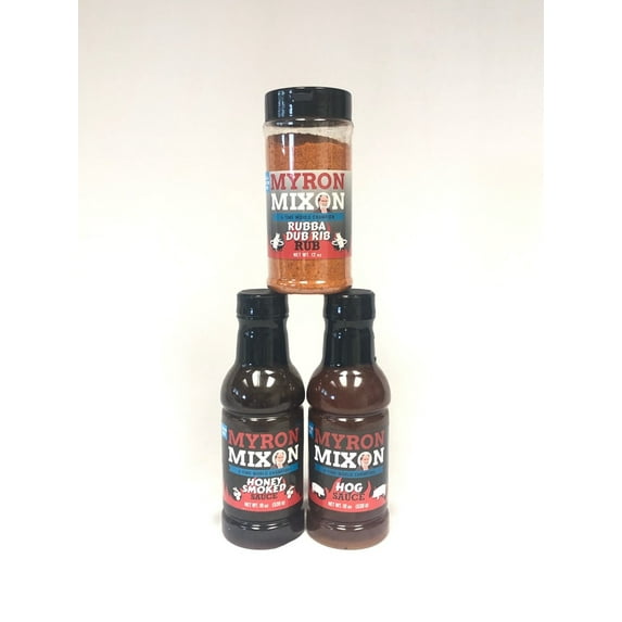 Meat Lovers Trio - Honey Smoked Sauce, Hog Sauce and Rub A Dub Rib Rub