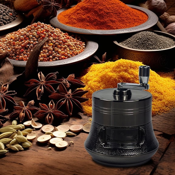 Meat Mincer,2.5 Inch Hand Crank Grinder With Top . Cereals Coffee Dry Grinder Mill Grinding Machine Home Flour Powder Crusher