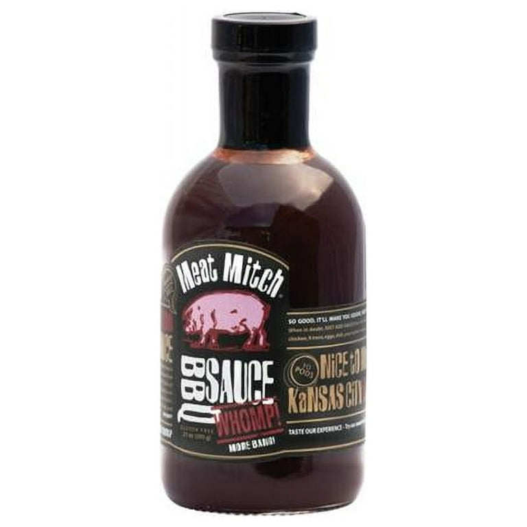 Meat Mitch 8027001 21 oz Whomp BBQ Sauce - Pack of 4