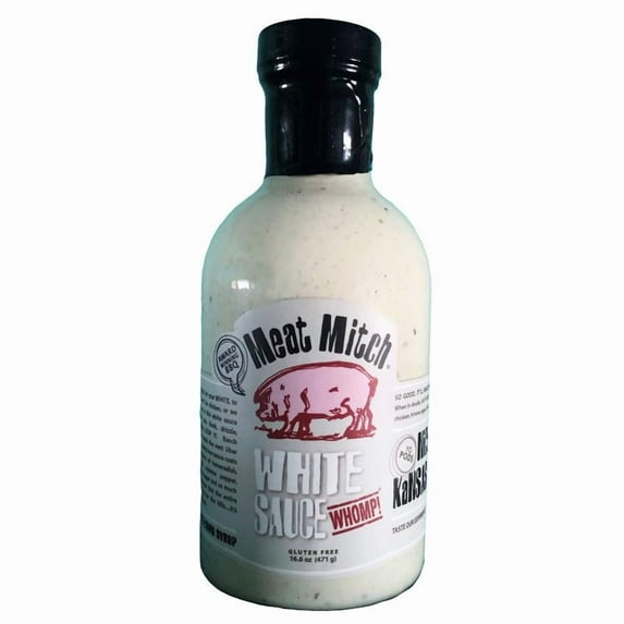 Meat Mitch White Sauce WHOMP BBQ Sauce 16.6 oz, Each