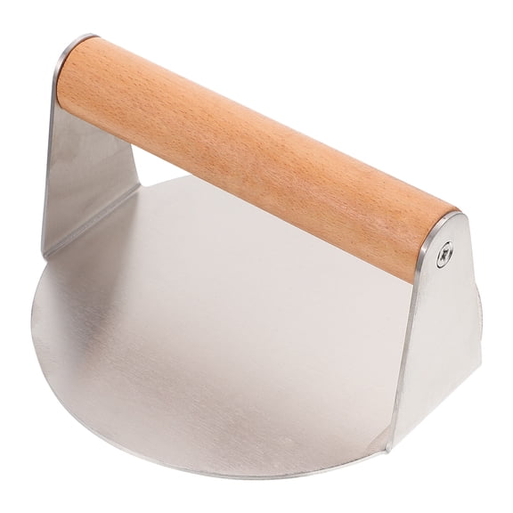 TEHAUX Meat Pressing Tool Stainless Steel Home Cooks Party 1Pack 5.50X3.14X3.14Inch