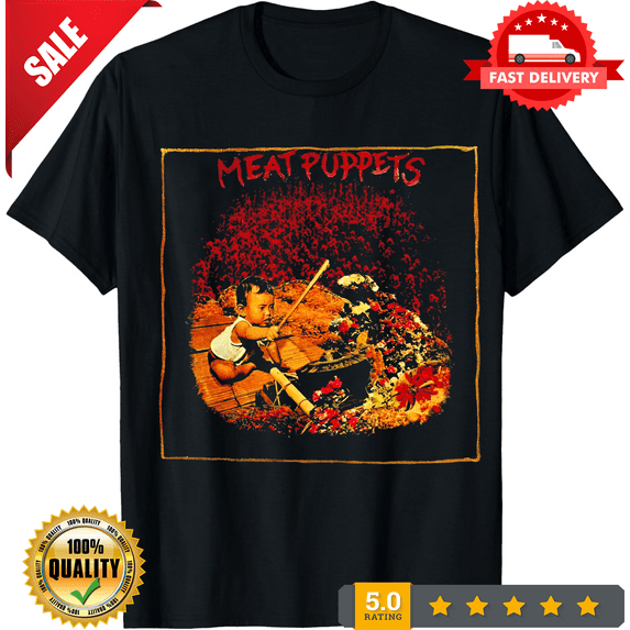 Meat Puppets - Meat Puppets Album Sleeve Unisex Adult T-Shirt All Size PR072, LIMITED EDITION-TH64955