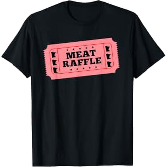 Soccer Raffles Meat Raffle Vintage Ticket Football Fundraiser Classic Theme T-Shirt ...