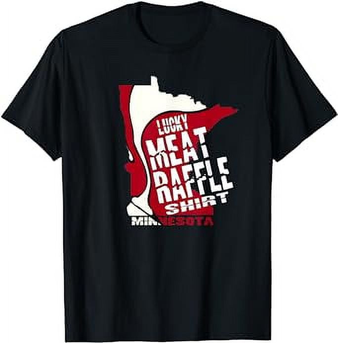 Meat Raffles Minnesota Meat Drawing T-Shirt - Walmart.com