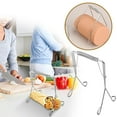 Meat Roll Tongs Meat Tongs Stainless Steel Hook Shaped BBQ Kitchen Tongs Made Of Stainless Steel