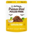 thumbnail image 1 of Meat Shredz - Mustard Carolina BBQ Pulled Pork Jerky, High-Protein Shredded Snack 2.2 oz Resealable, 1 of 9