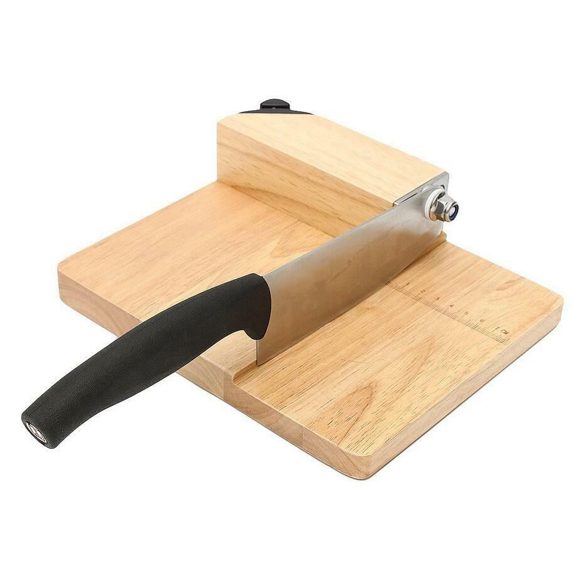 Meat slicer Stainless Steel Jerky Maker Cutting Board With 10-Inch  Professional Slicing and Carving Knife