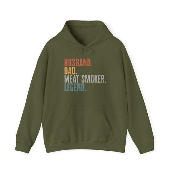 Meat Smoker Husband Dad Grilling Hoodie Gifts Hooded Sweatshirt Shirt