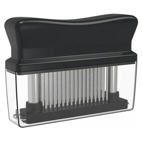 Meat Tenderizer For Marinade Infusing, Stainless Steel Blades For Non-Corrosive Non-Rusty Use, Ergonomic Design For Comfortable Grip, Removable Blade Cover For Easy Cleaning,