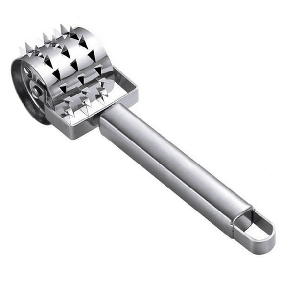 Meat Tenderizer Kitchen Accessory Steak Pork Chicken Tenderizer Stainless Steel Rolling Tenderizer Kitchen Cooking Tools