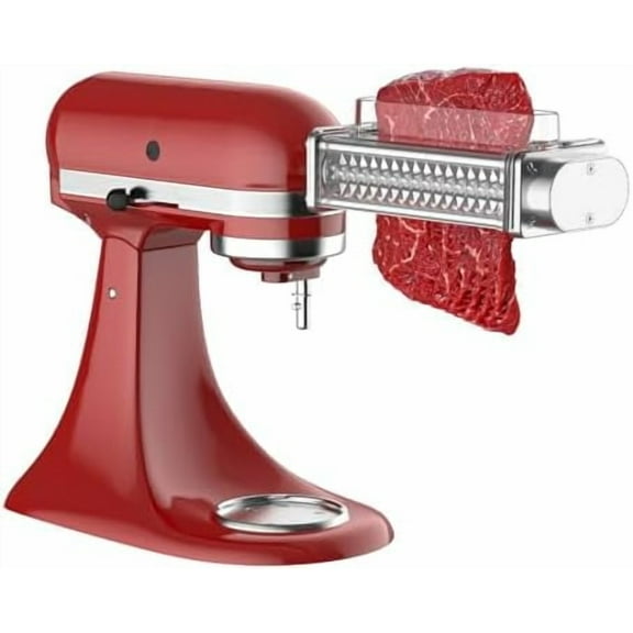 Meat Tenderizer for KitchenAid Mixer - Meat Tenderizing Tool with Clear Cover, Compatible with All KitchenAid Stand Mixers | Effortless Beef/Pork/Lamb Prep & Quick Clean